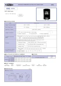 500VXG470MEFCSN35X60 Datasheet Copertura