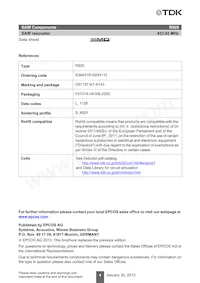 B39431R0920H110 Datasheet Pagina 6