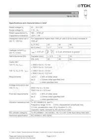 B41896C7108M000 Datasheet Pagina 3