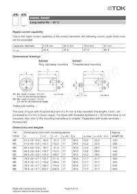 B43457A2108M000 Datasheet Pagina 4