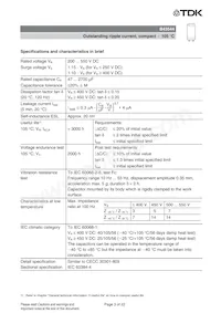 B43544A6477M087 Datasheet Pagina 3