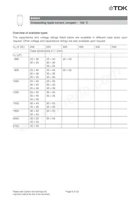 B43544A6477M087 Datasheet Pagina 8