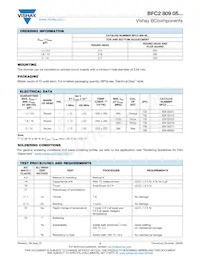 BFC280905003 Datasheet Page 3