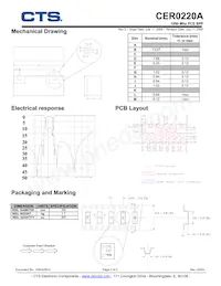 CER0220A Datasheet Page 2