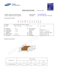 CL31B223KHHSFNE Datasheet Copertura