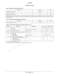 CM1407-04DE Datasheet Pagina 3