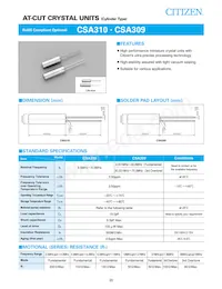 CSA309-25.000MBAQ-UB Datasheet Cover