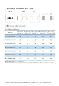 ECS-MPIL0530-4R7MC Datasheet Pagina 2