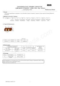 GNM1M25C1H100KD01D Datasheet Copertura