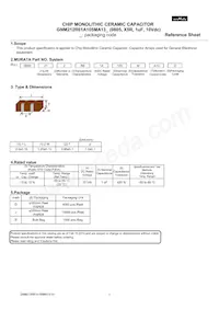 GNM212R61A105MA13D Datasheet Copertura