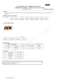 GNM212R61C474MA16D Datasheet Copertura