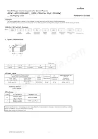 GRM31A5C2J220JW01D Datasheet Cover