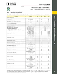 HMC1023LP5ETR Datasheet Page 2
