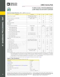 HMC1023LP5ETR數據表 頁面 3