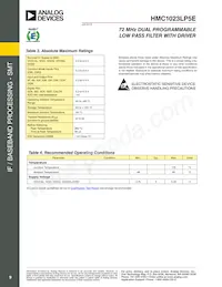 HMC1023LP5ETR Datasheet Page 9