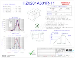 HZ0201A601R-11 Datenblatt Cover