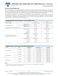 MBB0207VE1004BCT00 Datasheet Page 2