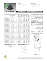 PM74SH-821M-RC Datasheet Cover