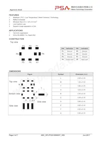 RFLPF2012090K0T Datasheet Pagina 2