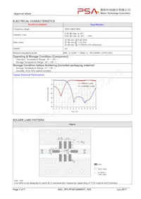 RFLPF2012090K0T Datasheet Pagina 3