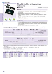 RM3216B-104/304-NWWP10 Datasheet Cover