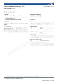 SL2125-103KR41-PF Datasheet Copertura