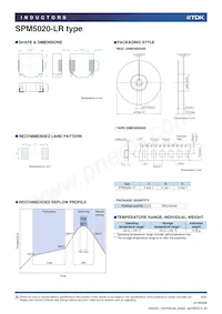 SPM5020T-2R2M-LR Datasheet Pagina 3