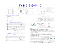 TYS4018330M-10 Datasheet Cover