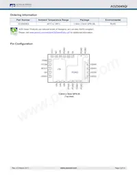 AOZ5049QI_3 Datasheet Page 2