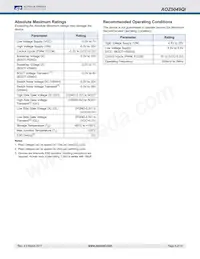 AOZ5049QI_3 Datasheet Page 4