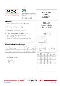 AZ23C7V5-TP Datenblatt Cover