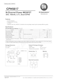 CPH5617-TL-E Datasheet Copertura