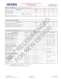 DMP2066LSD-13 Datasheet Pagina 2