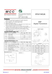 DTA114EUA-TP Datasheet Copertura