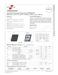 FDMS8095AC Datasheet Pagina 2