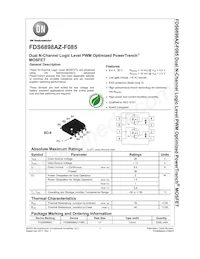 FDS6898AZ-F085數據表 封面