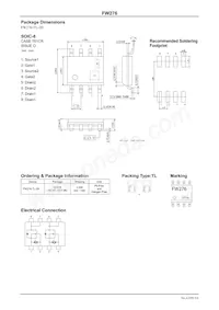 FW276-TL-2H Datasheet Pagina 5