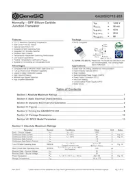 GA20SICP12-263 Datasheet Copertura