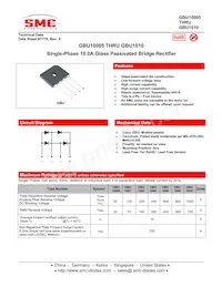 GBU1008TB Datasheet Copertura