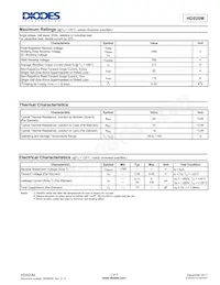 HDS20M-13 Datasheet Pagina 2