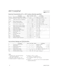 IRF7103QTRPBF Datasheet Pagina 2