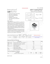 IRF7306QTRPBF數據表 封面