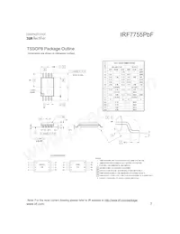 IRF7755TRPBF Datasheet Page 7