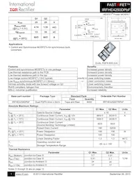 IRFHE4250DTRPBF Datenblatt Cover