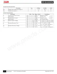 IRFHE4250DTRPBF Datasheet Pagina 3