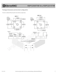 KBPC2510W數據表 頁面 3