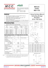 MB18S-TP Datasheet Copertura