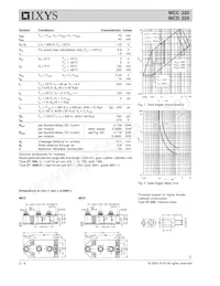 MCC220-16IO1 Datasheet Pagina 2