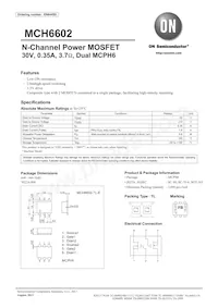 MCH6602-TL-E Datenblatt Cover