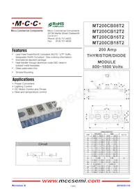 MT200CB16T2-BP Datenblatt Cover
